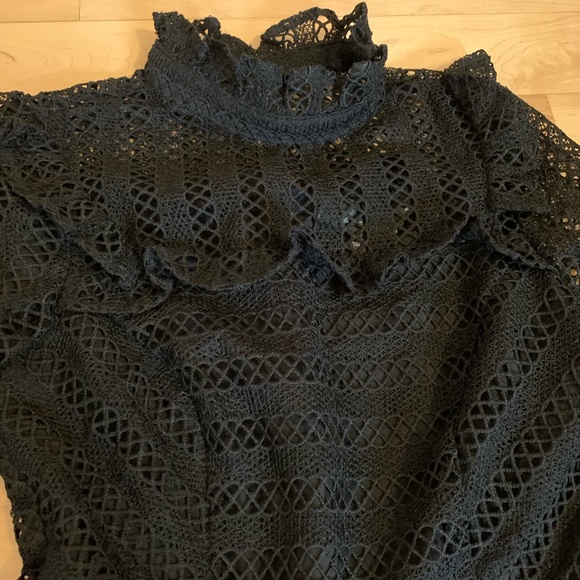 Adelyn Rae Lace Culotte Jumpsuit - Picture 6 of 6